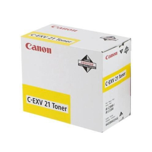 CANON C-EXV 21 TONER GIALLO PER IRC3380/3380I/2880/2880I/2380I/3080I/3080/3580/3580I 14000 PAGINE